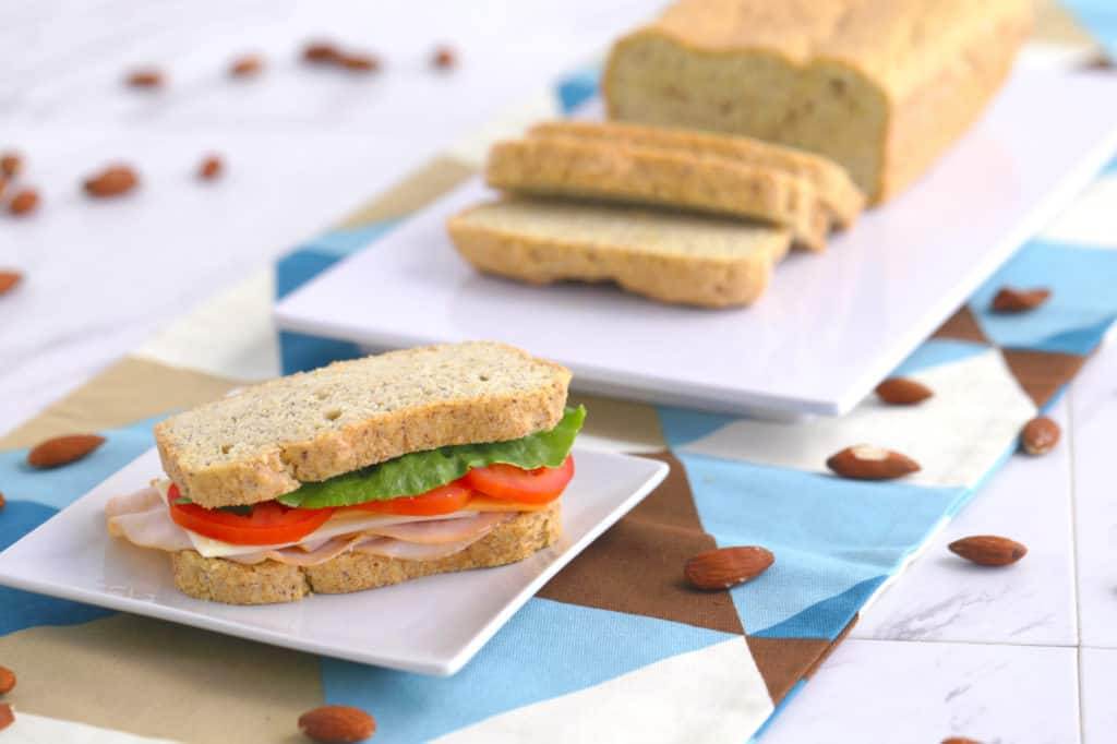 low carb gluten free bread, almond flour bread recipe, low carb bread recipe, paleo bread recipe, grain free bread