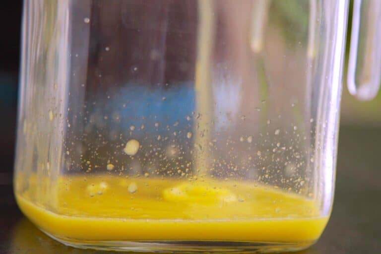 Add puree into a pitcher (or strain directly into pitcher).