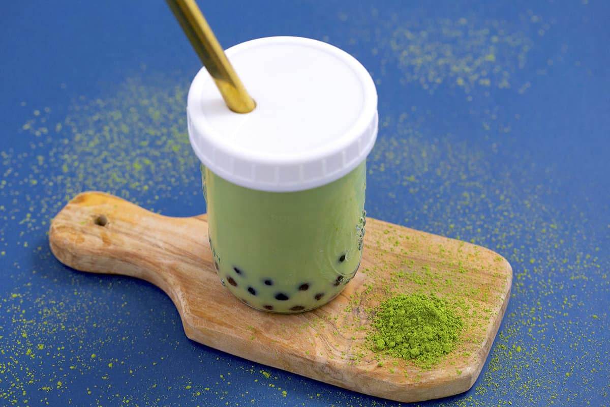 How to Make Matcha Boba Tea