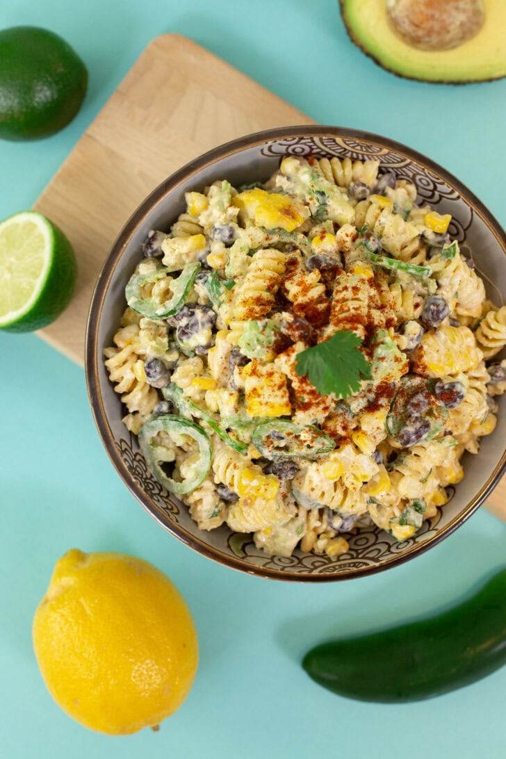 Easy Mexican Street Corn Pasta Salad (Elote-Inspired Recipe)