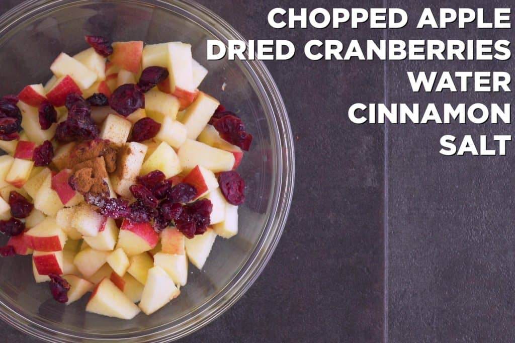 Apple Pie Breakfast Bowl Ingredients