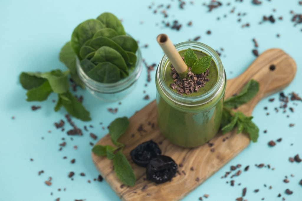 Vegan Mint Chip Smoothie