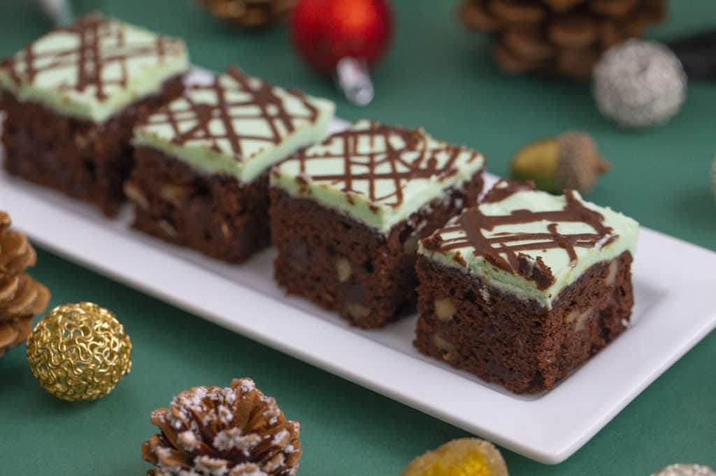How to make mint chocolate brownies