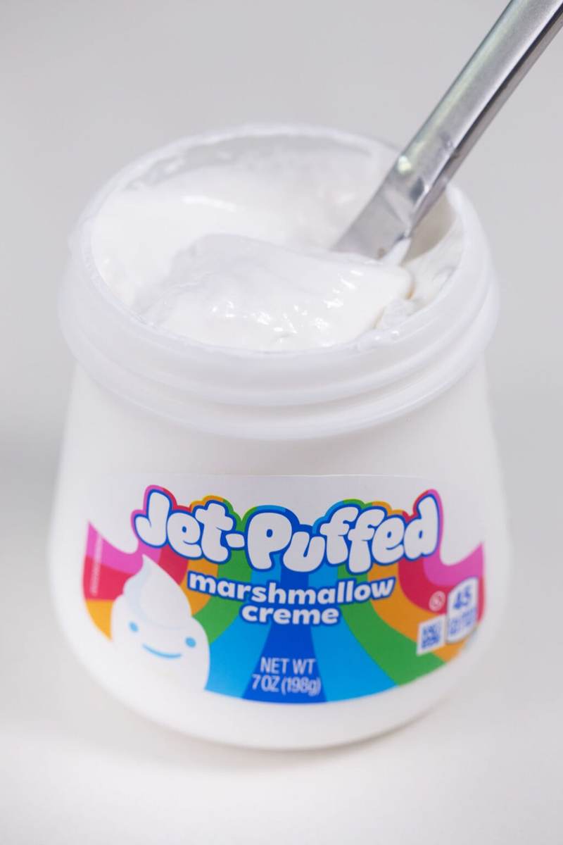 An image of container of marshmallow fluff.
