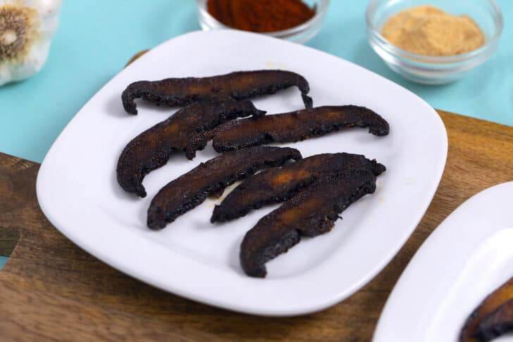 Baked Mushroom Bacon