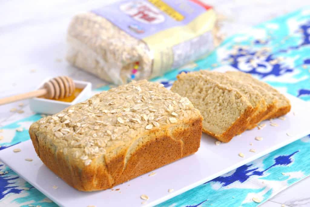 honey oat bread recipe, oat flour bread, gluten free oat bread recipe, gluten free bread recipe without yeast