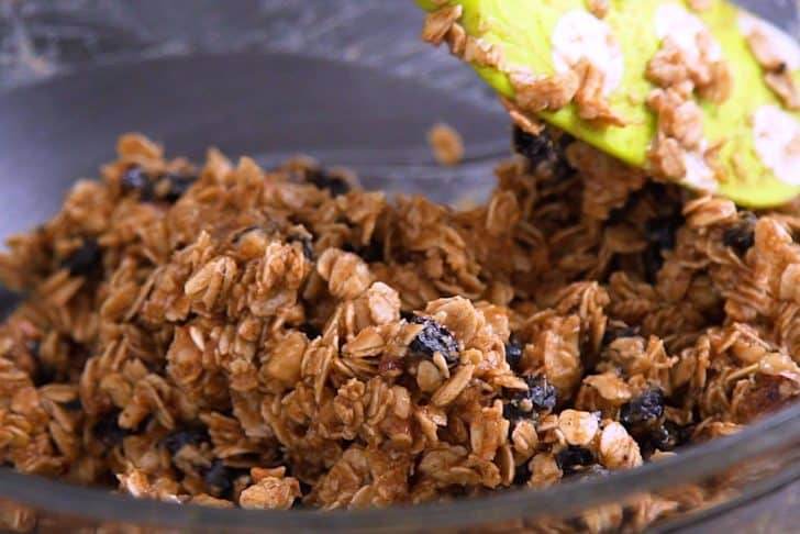 Once integrated, refrigerate mixture for 30-60 minutes before rolling into balls.