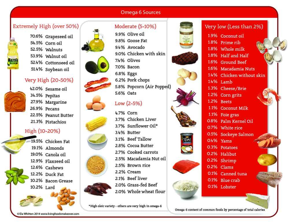 Omega 6 Oils, inflammatory foods to avoid, omega 6 inflammation, omega ratio, sources of omega 6, omega 6 foods that cause inflammation, what causes inflammation