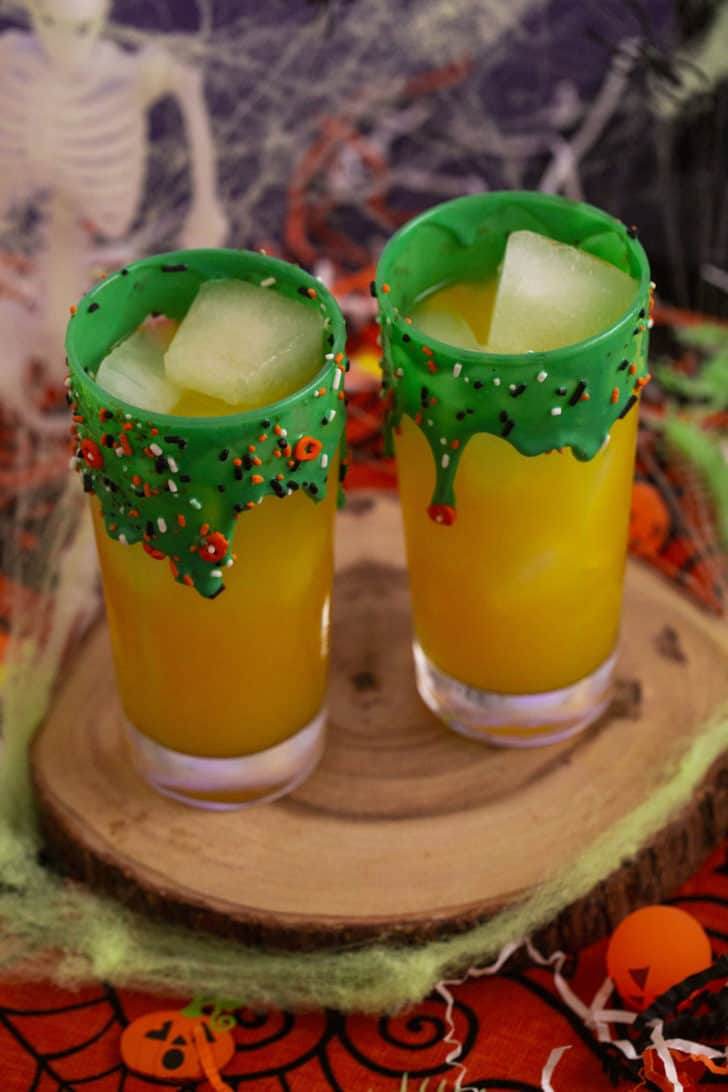 Radioactive Orange Halloween Punch