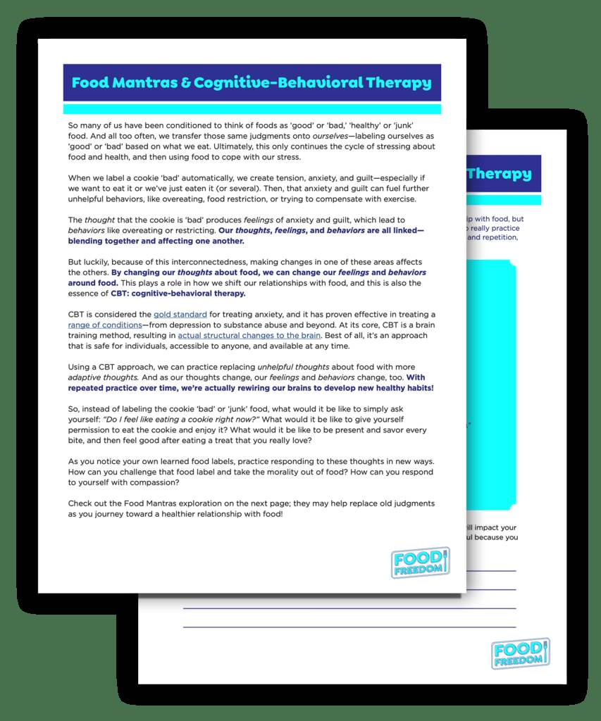 Food Mantras - how to stop emotional eating