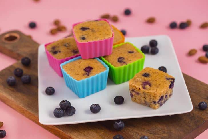 Paleo Blueberry Muffins with Pancake Mix