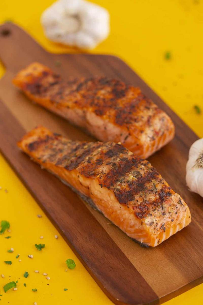 Pan Grilled Salmon