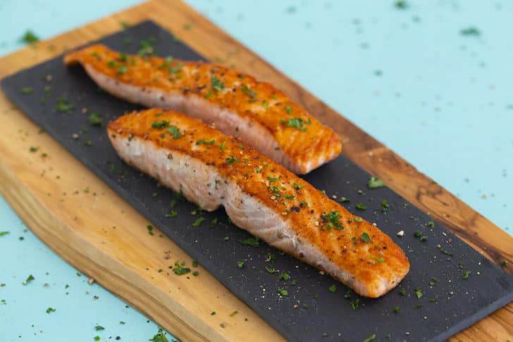 Crispy Pan Seared Salmon Recipe