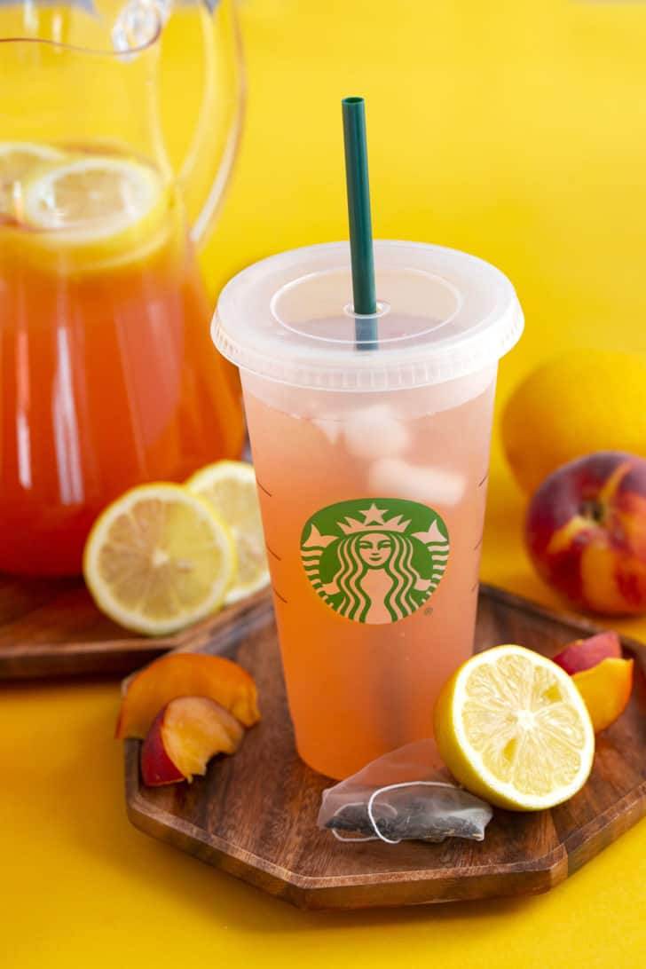 Iced Peach Green Tea Lemonade Recipe