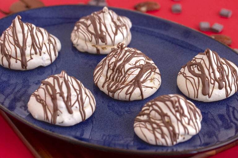 Chocolate Dipped Meringue Cookies