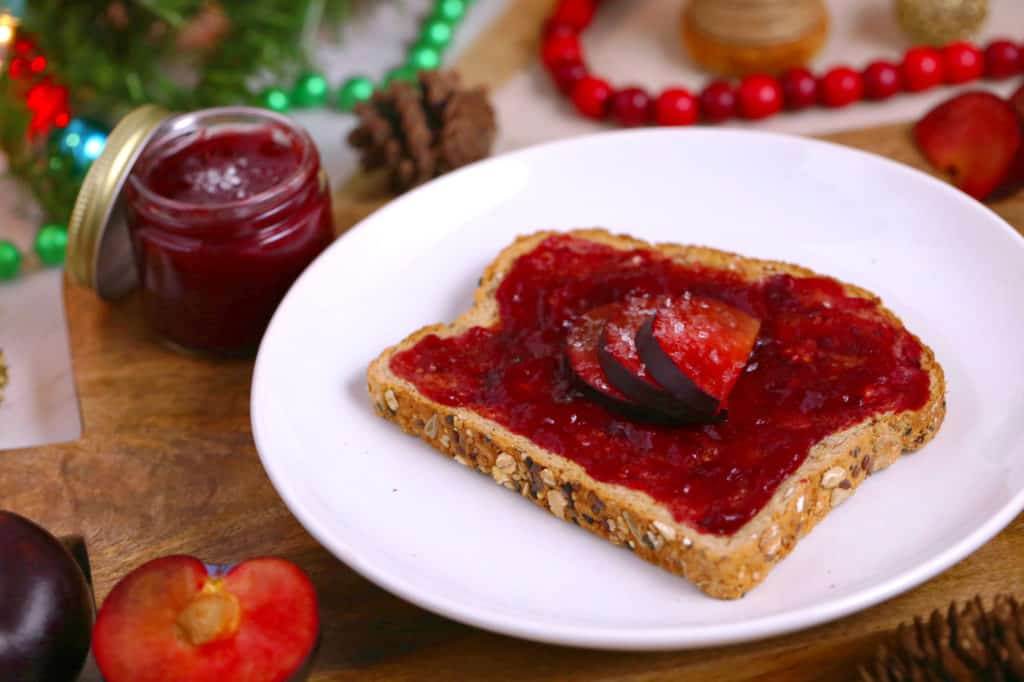 Sugar Plum Jam Recipe, How to make plum jam, plum jam without pectin, plum jam no pectin