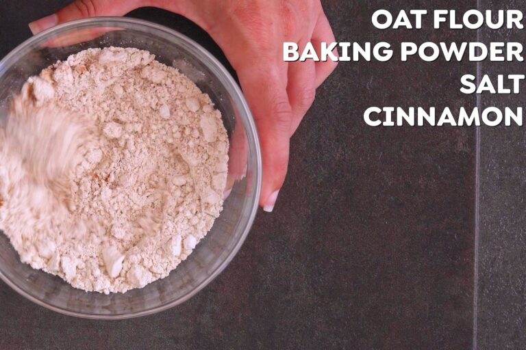 In a bowl, whisk together dry ingredients.