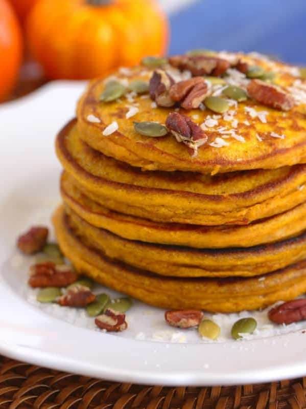 Pumpkin Protein Pancakes