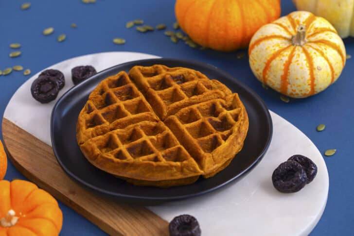 Pumpkin Spice Waffles Recipe