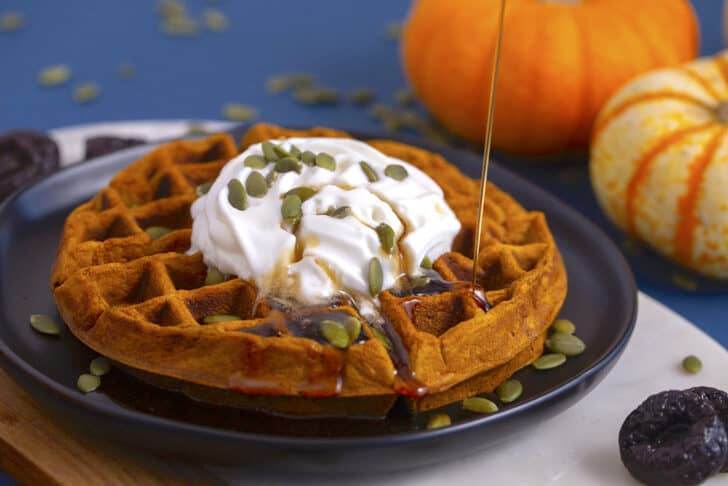 Pumpkin Belgian Waffle Recipe