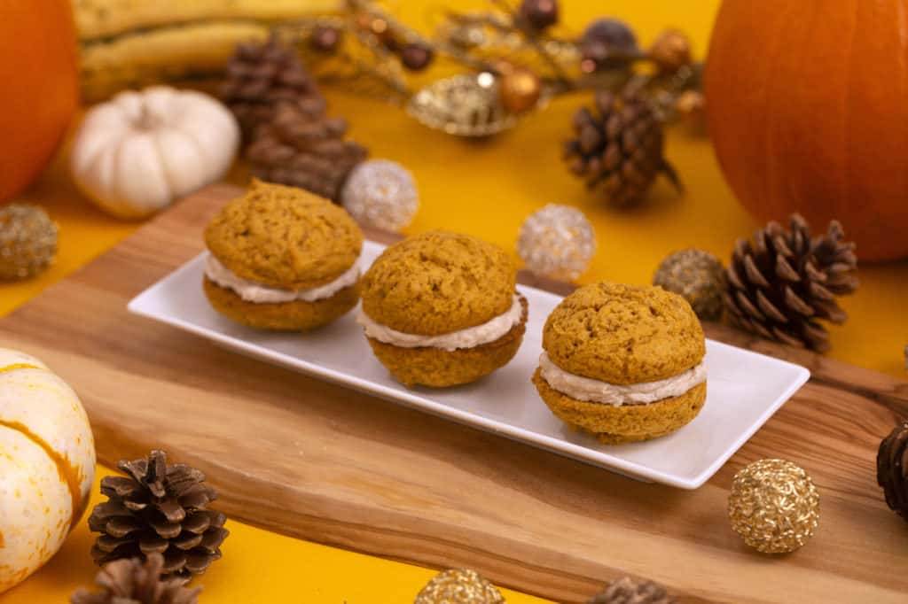Mini Pumpkin Whoopie Pies