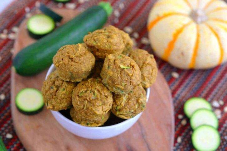 Pumpkin Zucchini Muffins