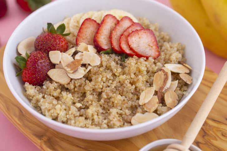 Warm Quinoa Breakfast Bowl