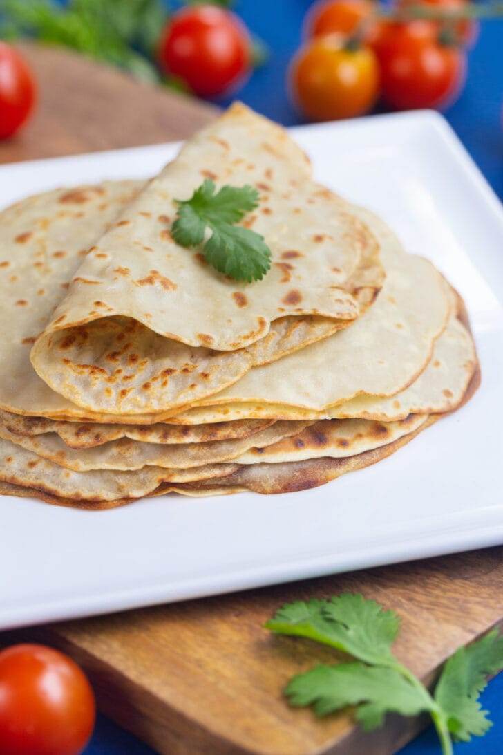2 Ingredient Quinoa Tortillas
