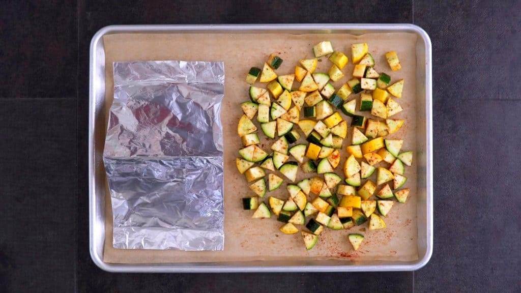 Baked Salmon Sheet Pan Dinner