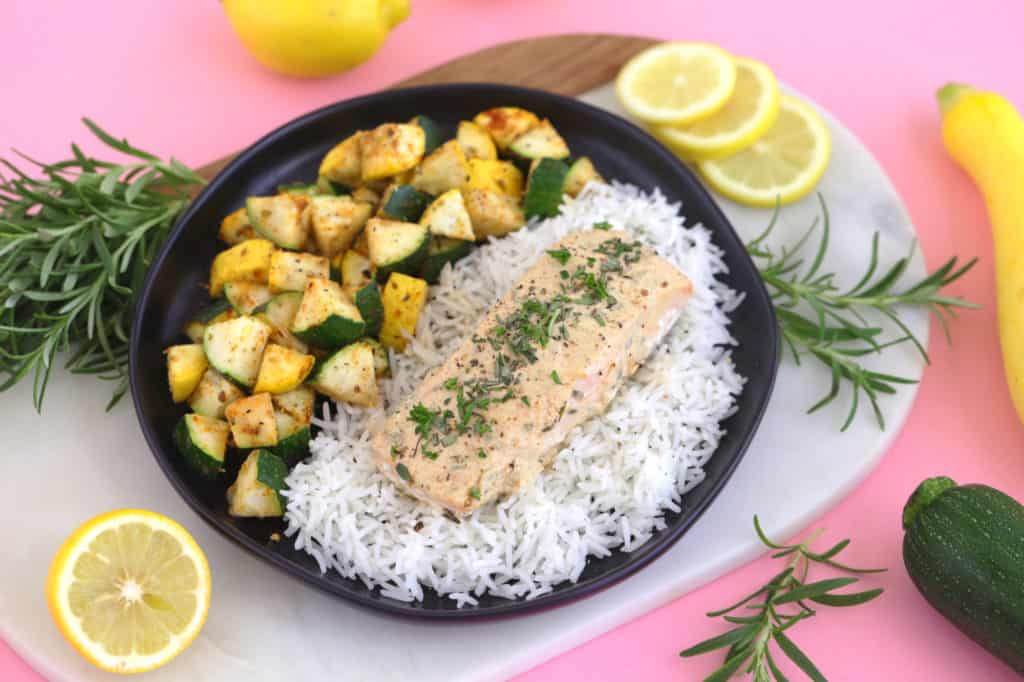 Sheet Pan Salmon and Veggies