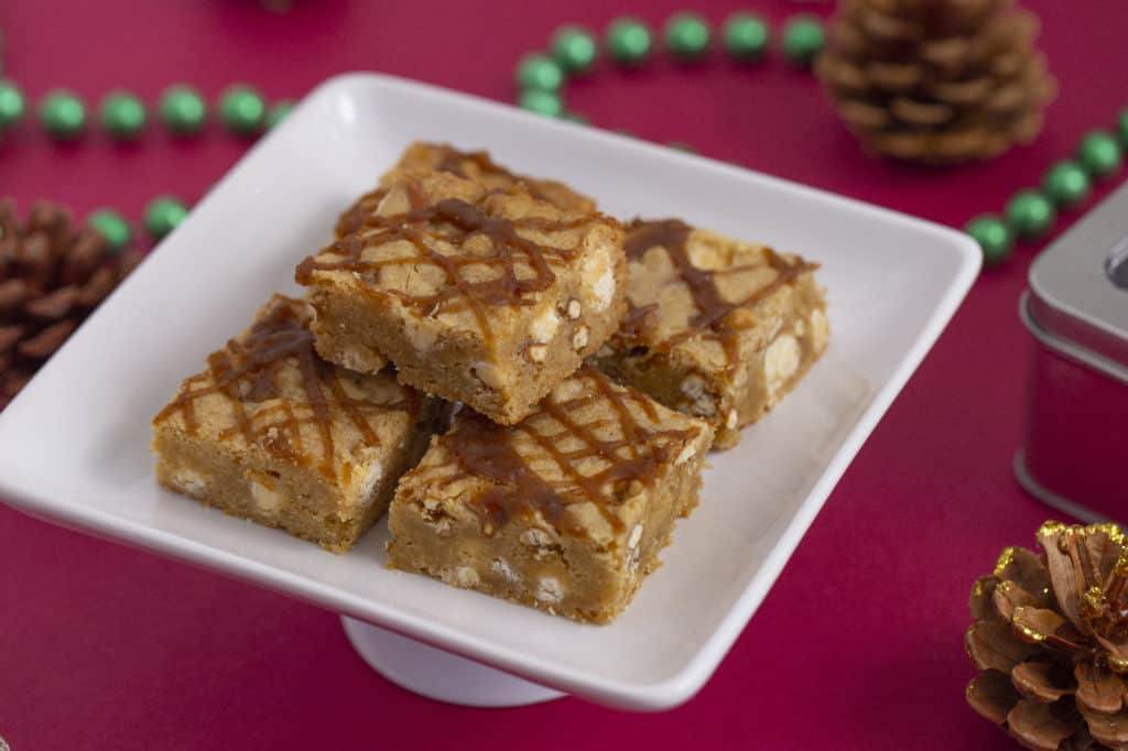 How to make salted caramel blondies
