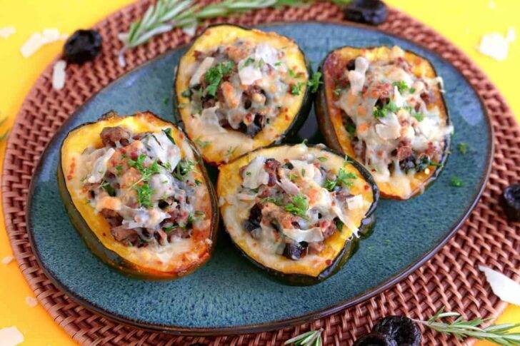 Italian Sausage Stuffed Acorn Squash