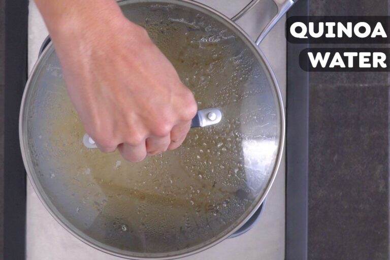 Add water, bring to a boil, and turn down to simmer for 15 minutes.