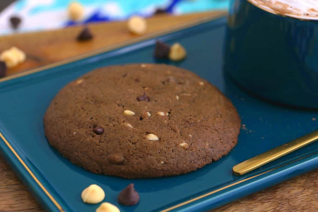 Triple Chocolate Chip Cookie for One