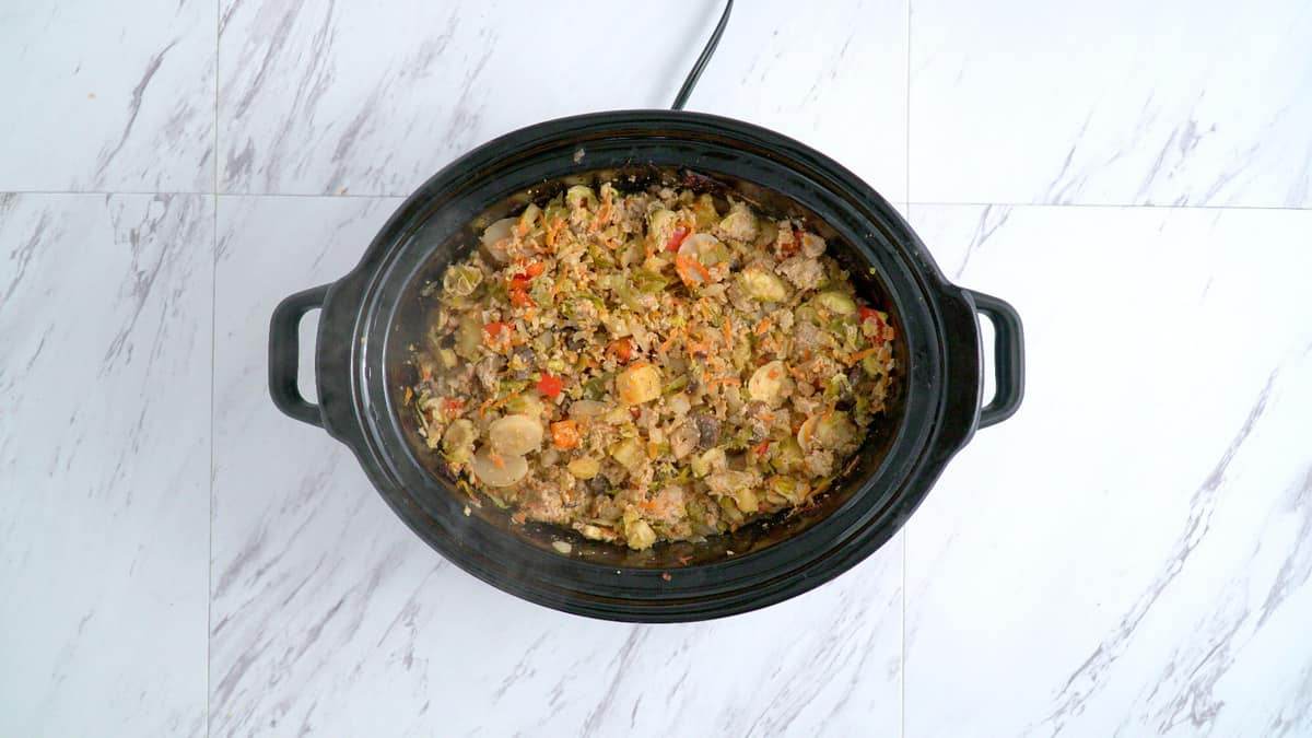 slow cooker pineapple turkey, whole30 freezer crockpot meal, whole30 meals, whole30 meal prep, best whole30 recipes, paleo meal prep