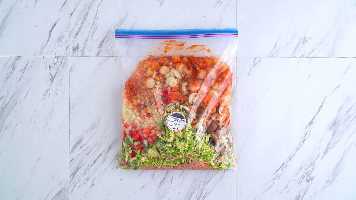 whole30 slow cooker pineapple turkey, whole30 freezer crockpot meal, whole30 dinner ideas, whole 30 dinners, whole30 meal prep, whole30 ground turkey recipes