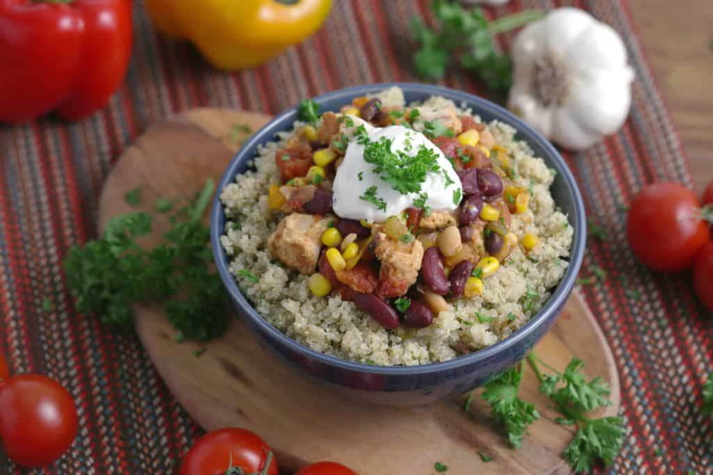 Slow Cooker Chicken Chili, slow cooker chicken recipes, crockpot chicken recipes, easy crockpot meals, healthy slow cooker meals