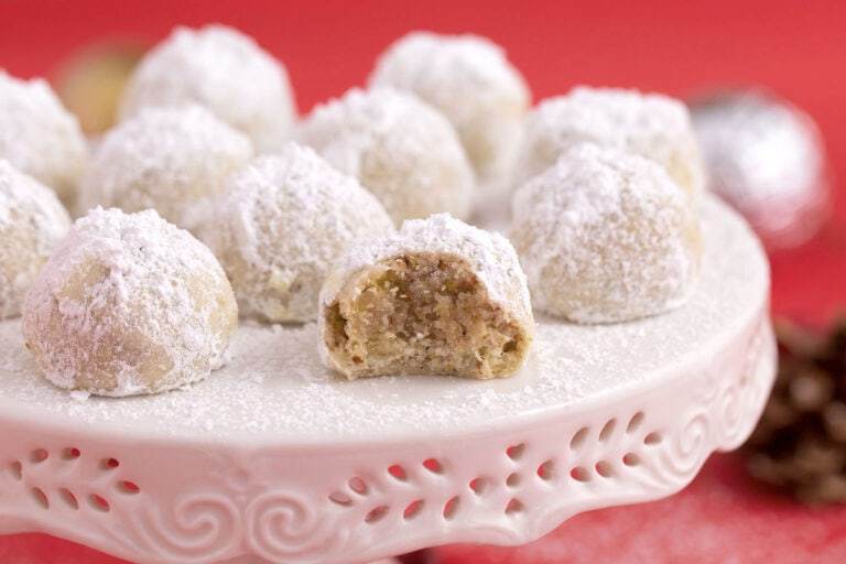 Christmas Snowball Cookies