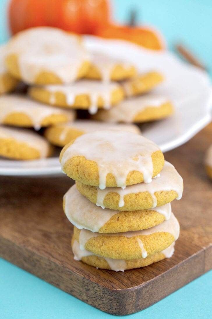 Soft Eggless Pumpkin Cookies
