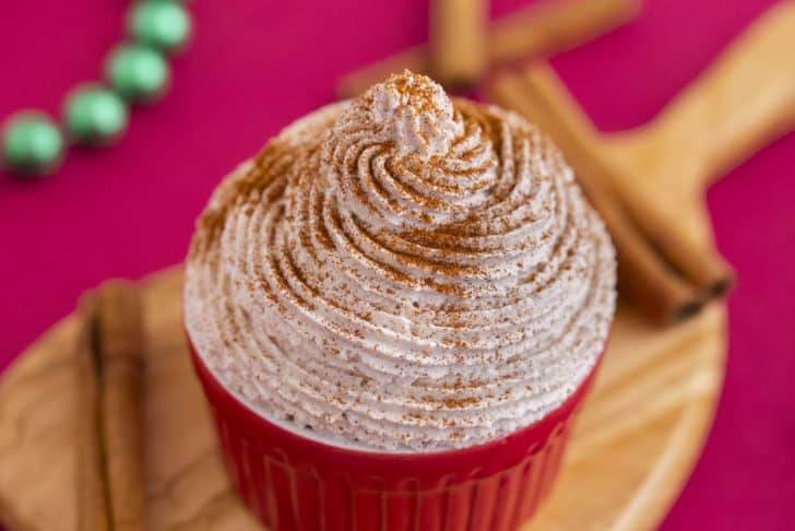 Holiday Spiced Whipped Cream