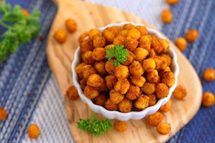 Spicy Roasted Chickpeas