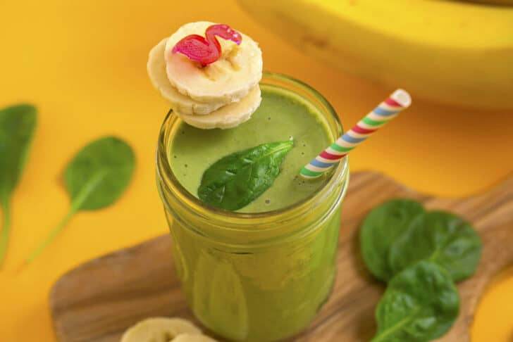 How to make spinach banana smoothie