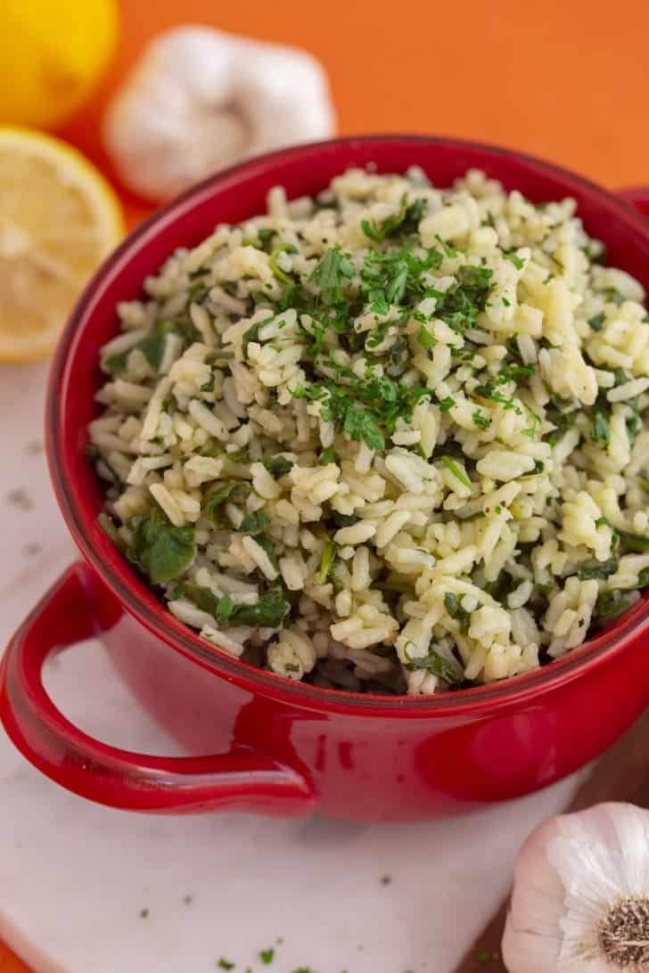 Spinach Rice Recipe