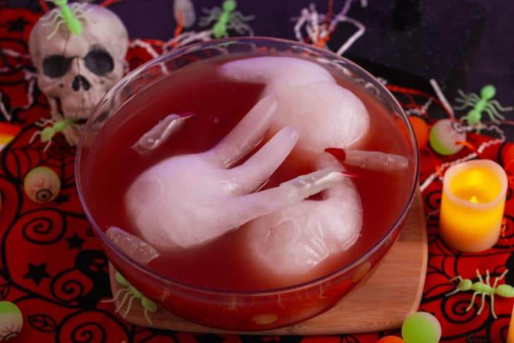 Bloody Hand Halloween Punch