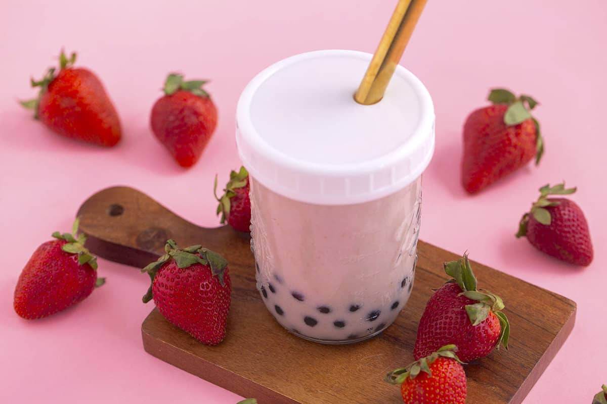Strawberry Bubble Tea Recipe