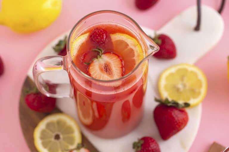 Homemade Strawberry Lemonade