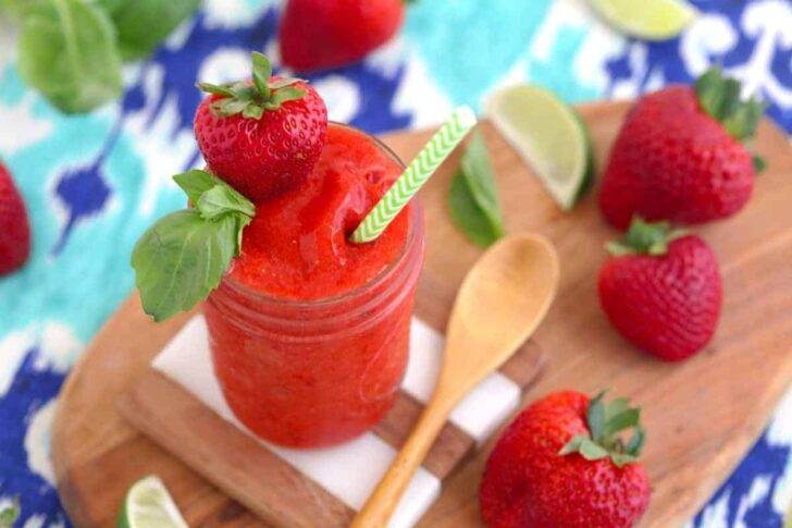 Strawberry Limeade Slushie