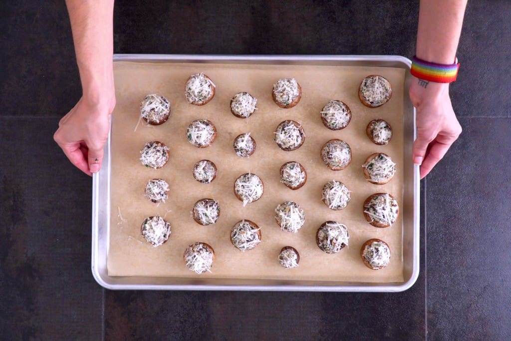How to make stuffed mushrooms in oven