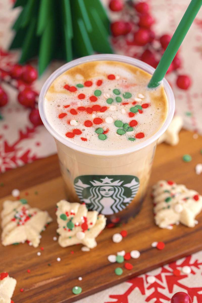 Iced Sugar Cookie Almond Milk Latte Recipe