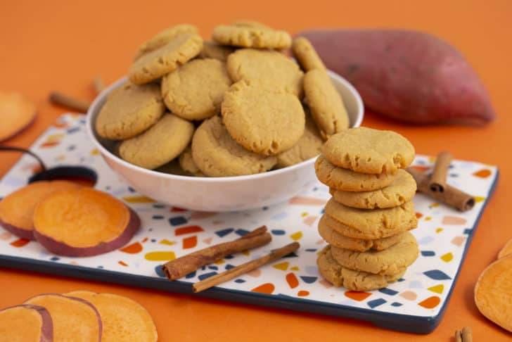 Sweet Potato Cookies made with Sweet Potato Puree